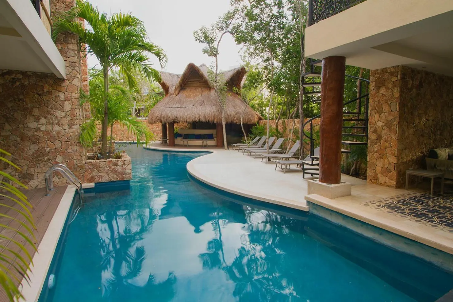 3Br Penthouse With Private Rooftop And Jacuzzi And Beach Club Access تولوم 0*,