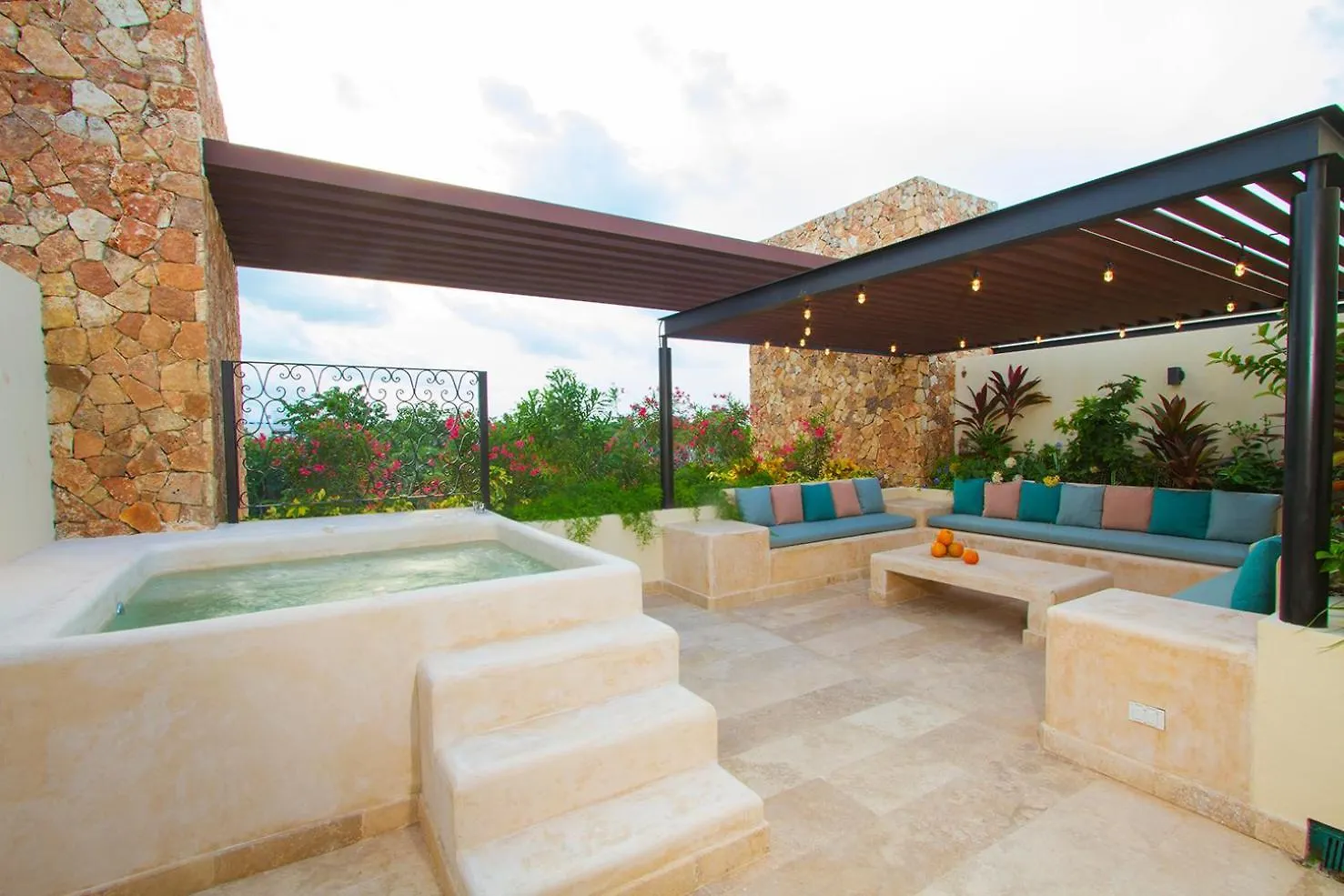 شقة 3Br Penthouse With Private Rooftop And Jacuzzi And Beach Club Access تولوم